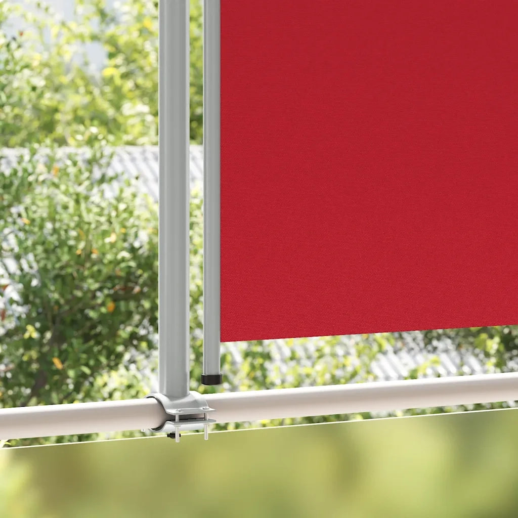 Tenda da Sole Laterale Retrattile per Patio-Tenda parasole per balcone 140x300 cm Rossa
