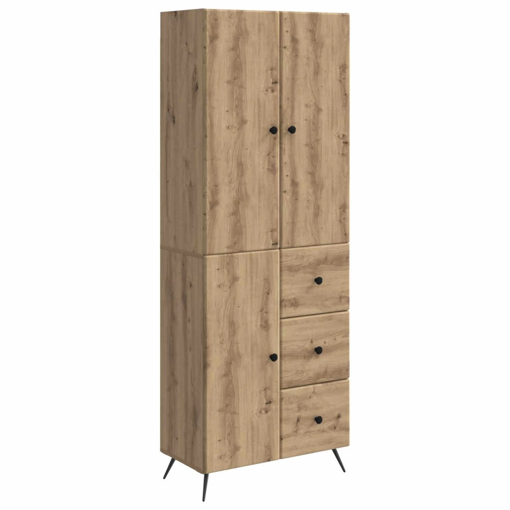 Set di armadi 2 pcs Rovere Artigianale Legno ingegnerizzato 3416906