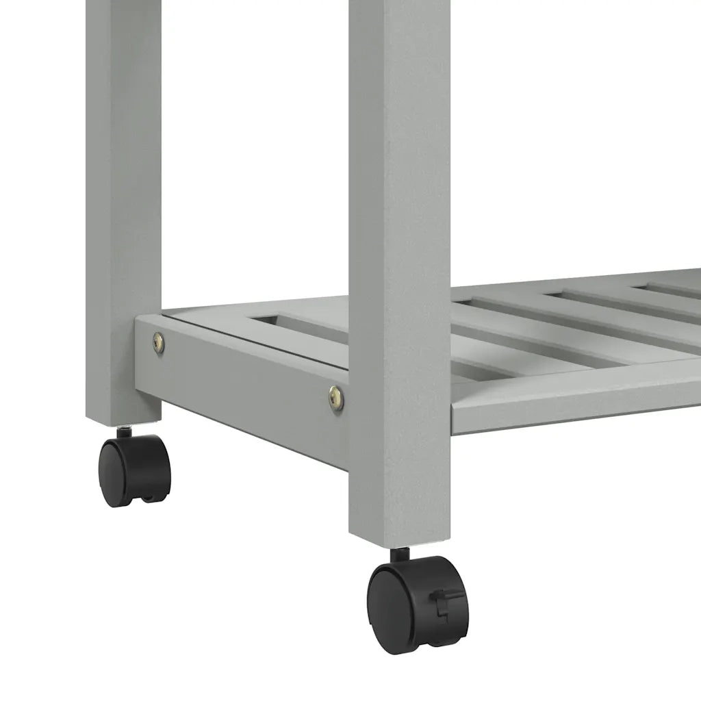 Carrello da Cucina-Scaffale per Cucina MONZA 84x40x88,5 cm in Legno Massello di Pino 972631