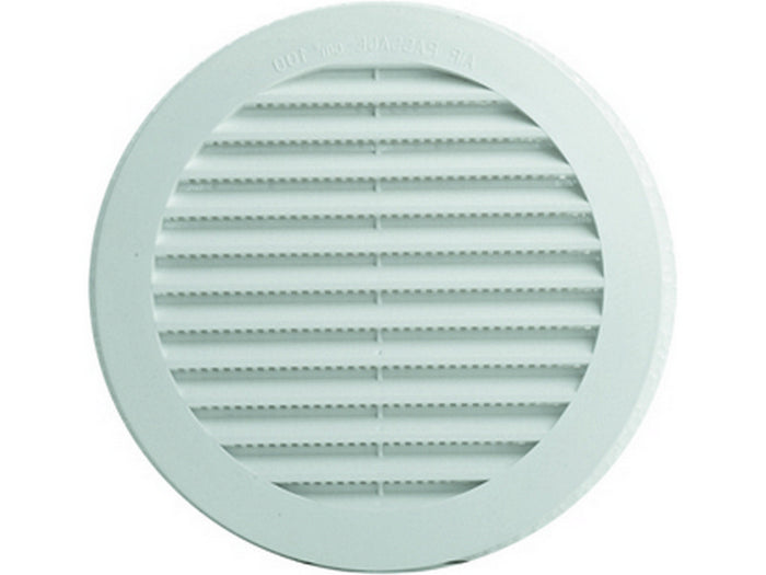 griglia di aerazione in plastica  ï mm. 120 imbocco ï mm. 100 cod:ferx.vit39351