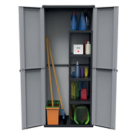 Armadio Portascope J-LINE 368 2 Ante Ripiani Regolabili,Resistente e Salvaspazio