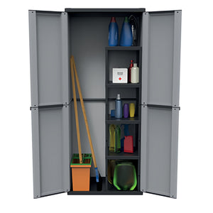 Armadio Portascope J-LINE 368 2 Ante Ripiani Regolabili,Resistente e Salvaspazio