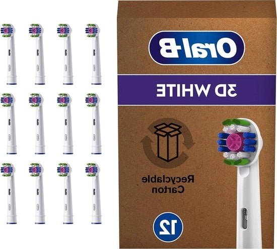 Set di spazzole per spazzola elettrica per denti - Confezione da 12 pezzi - Adatto per spedizione a mano