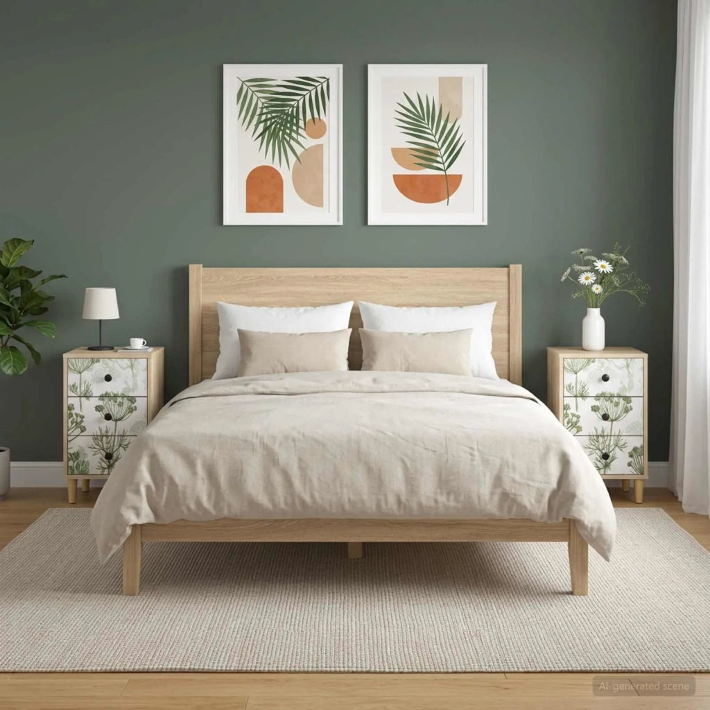 Armadio da Notte GOTHA 2 pz Rovere Sonoma 36 x 33 x 60 cm 8007308