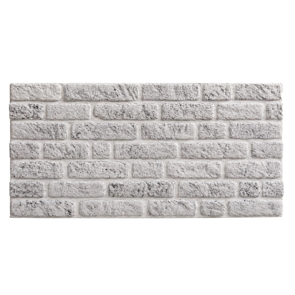 Cenere - pannello finto mattone in EPS Resinato Misura 100x50 Cm spessore 2 cm