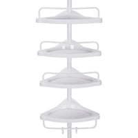 Valora MENSOLA TELESCOPICA PER BAGNO Bianca Regolabile Salvaspazio