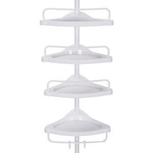 Valora MENSOLA TELESCOPICA PER BAGNO Bianca Regolabile Salvaspazio