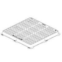 Caditoia griglia ghisa piana tel aio e griglia c250 30x30 b01co062j6