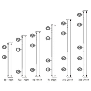 Valora MENSOLA TELESCOPICA PER BAGNO Bianca Regolabile Salvaspazio