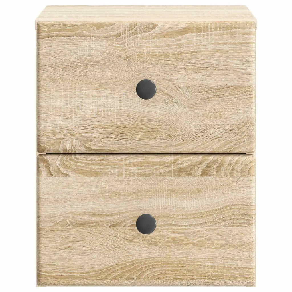 Mobiletto da notte a muro Rovere Sonoma 34,5 x 33 x 40 cm 899149