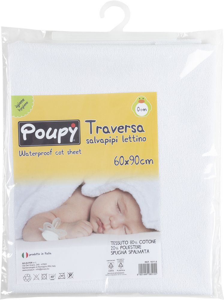 Traversa SalvapipÃ¬ per culla 60x50 cm