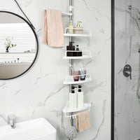 Mensola telescopica per bagno VALORA - Organizza lo spazio con portasciugamani BCB02SW