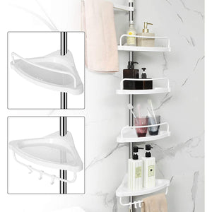 Mensola telescopica per bagno VALORA - Organizza lo spazio con portasciugamani BCB02SW
