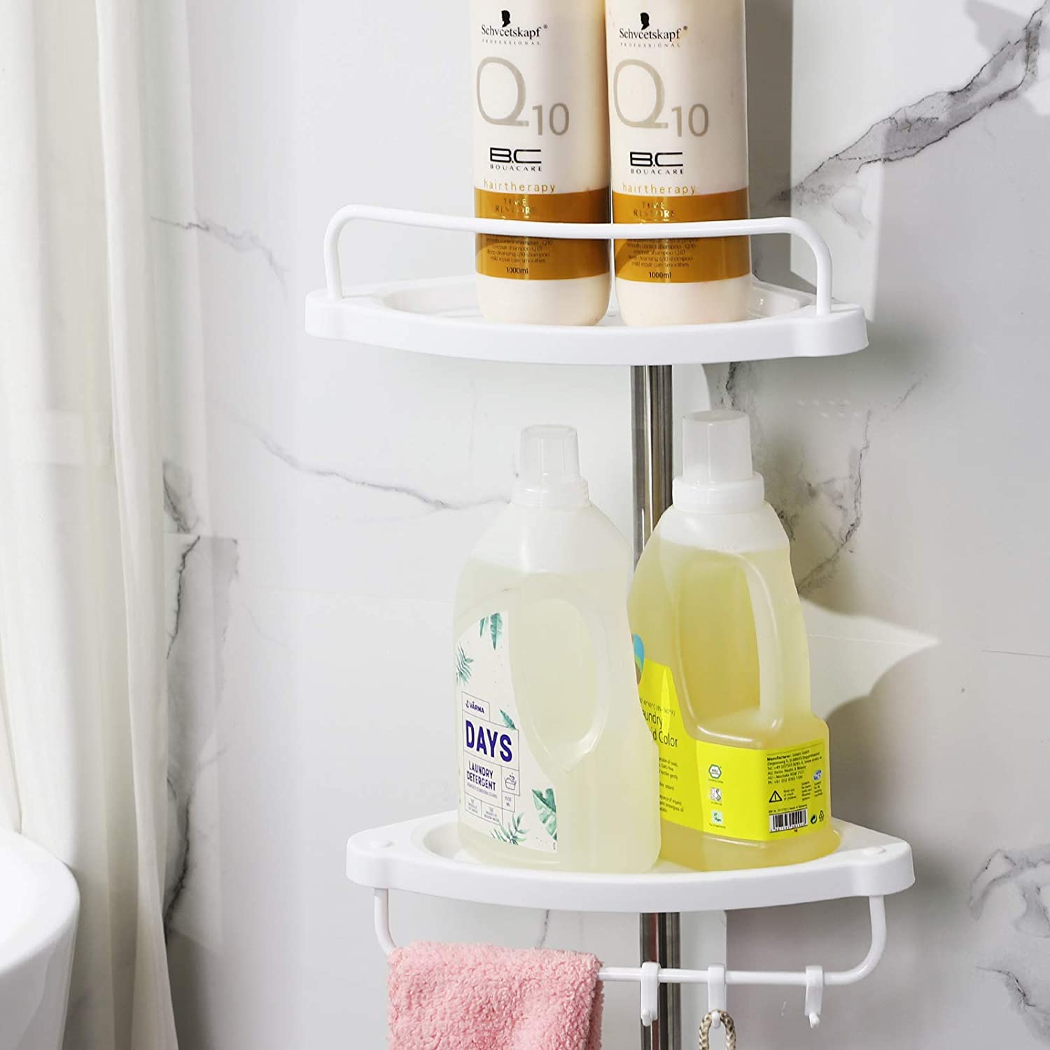 Mensola telescopica per bagno VALORA - Organizza lo spazio con portasciugamani BCB02SW