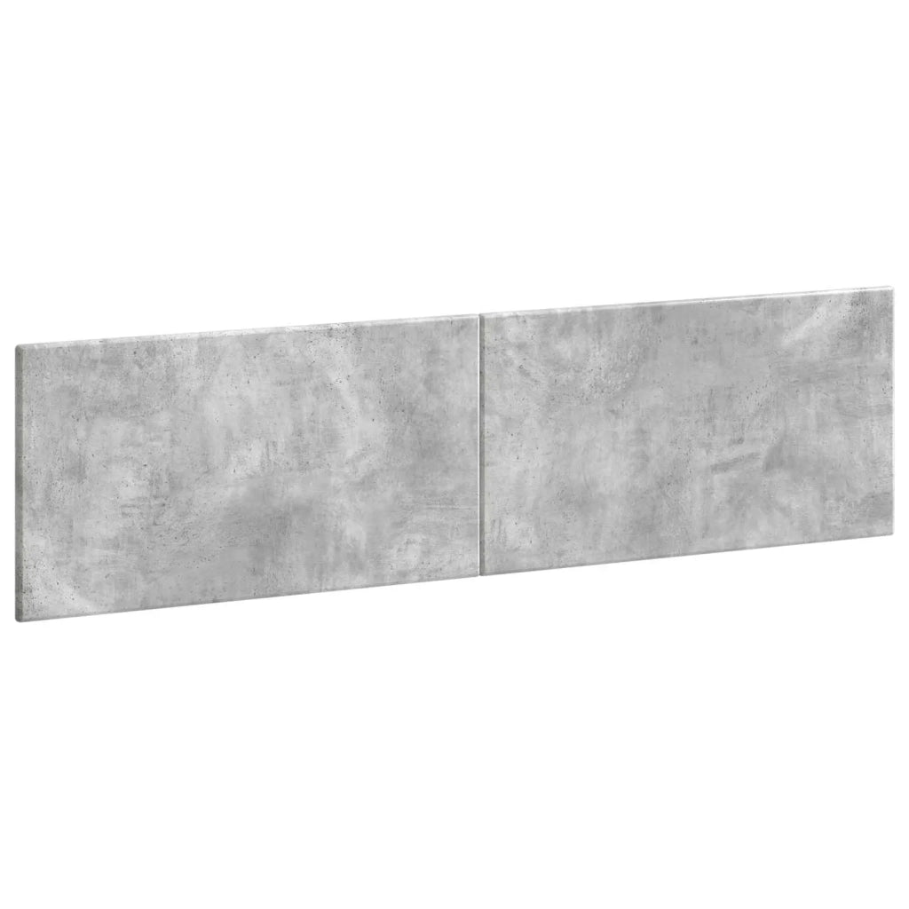 Testiera da Muro BREDA Grigio Cemento Legno ingegnerizzato 897588