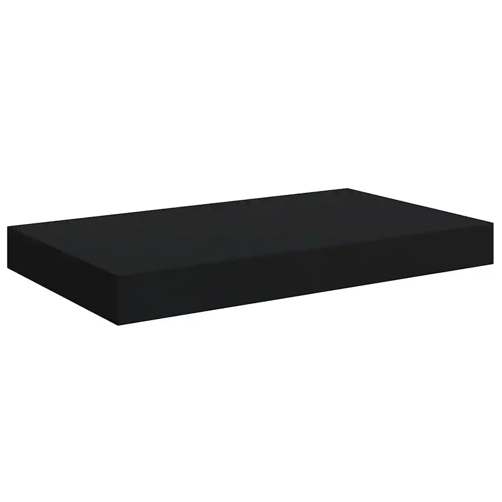 Scaffali a Parete 2 pz Neri 40x23x3,8 cm in MDF 323827