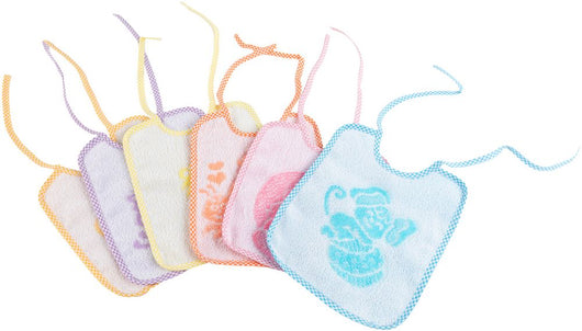 Bavaglino Neonati piccolo e assrobente in spugna