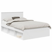 Letto matrimoniale | Letto per adulti | Struttura del letto Bianco 120 x 200 cm Pino massello