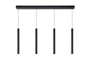 Lampada a sospensione Lorenz Lucide nera LED 16W dimmerabile