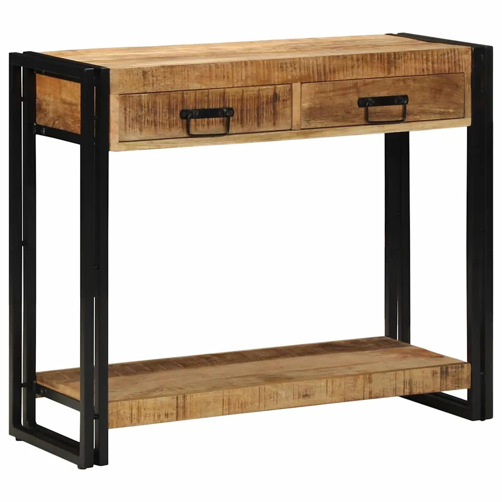 Tavolo consolle Marrone 90 x 33 x 75 cm Legno di mango massello 4102736