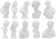 Decorazione da Parete in Resina - Scultura di David - 10 Pezzi - Decorazione per la Casa - Materiale di Alta Qualità - Duraturo - Mod. 10Pcs