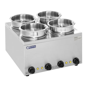 Dosatore per zuppa 4 vasche 2,75 litri 600 watt acciaio inox 14_0000151