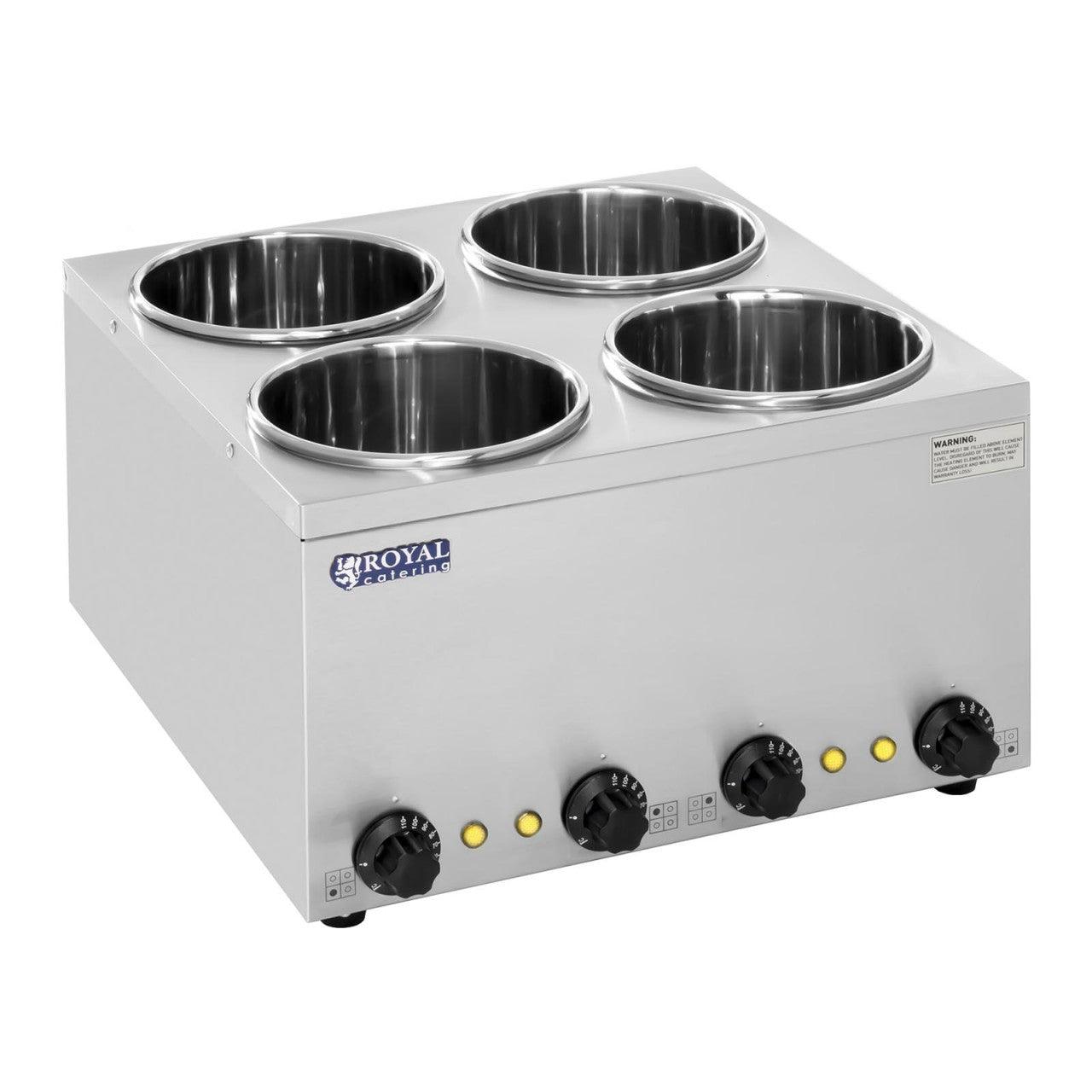 Dosatore per zuppa 4 vasche 2,75 litri 600 watt acciaio inox 14_0000151