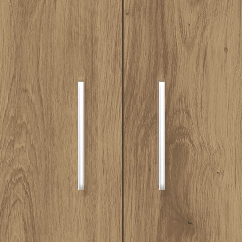 vidaXL Supporto Acquario 101x41x58 cm Multistrato Rovere Artigianale