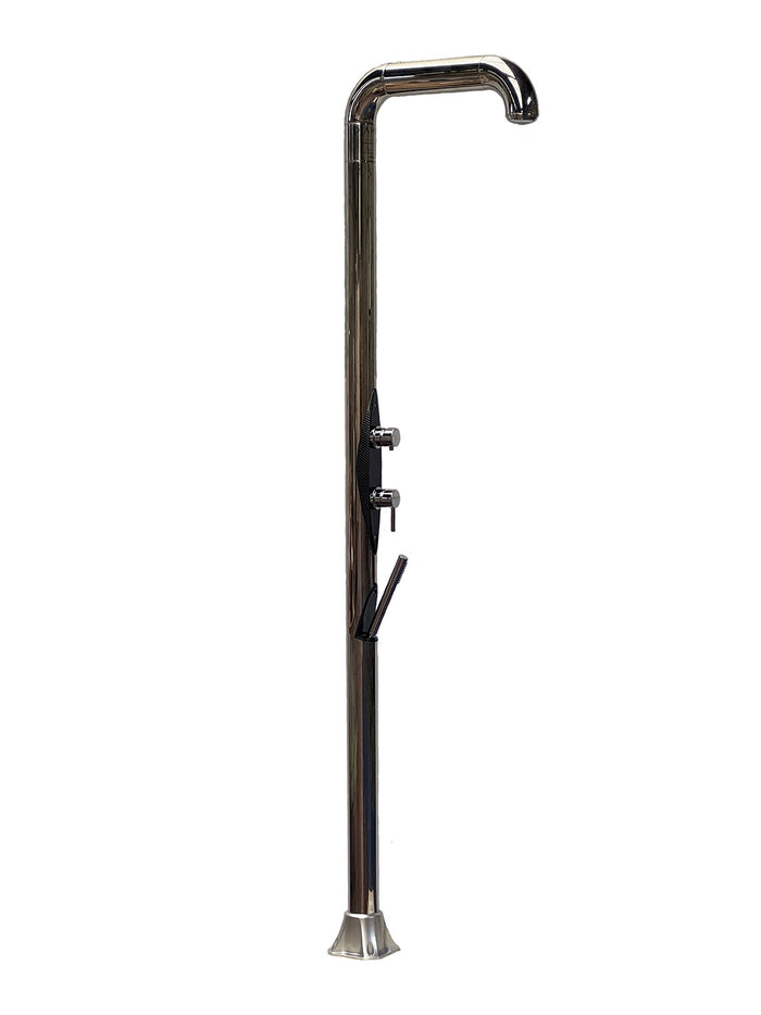 Doccia da Giardino con Soffione e Doccetta Arkema Diamond Inox I445