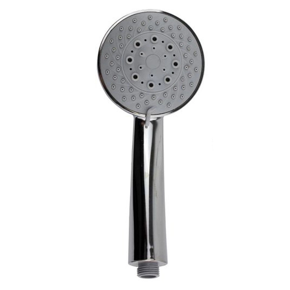 Trade Shop - Soffione Doccia Doccetta Multigetto Doccino Rotondo Moderno Bagno 10x24cm 69052 -