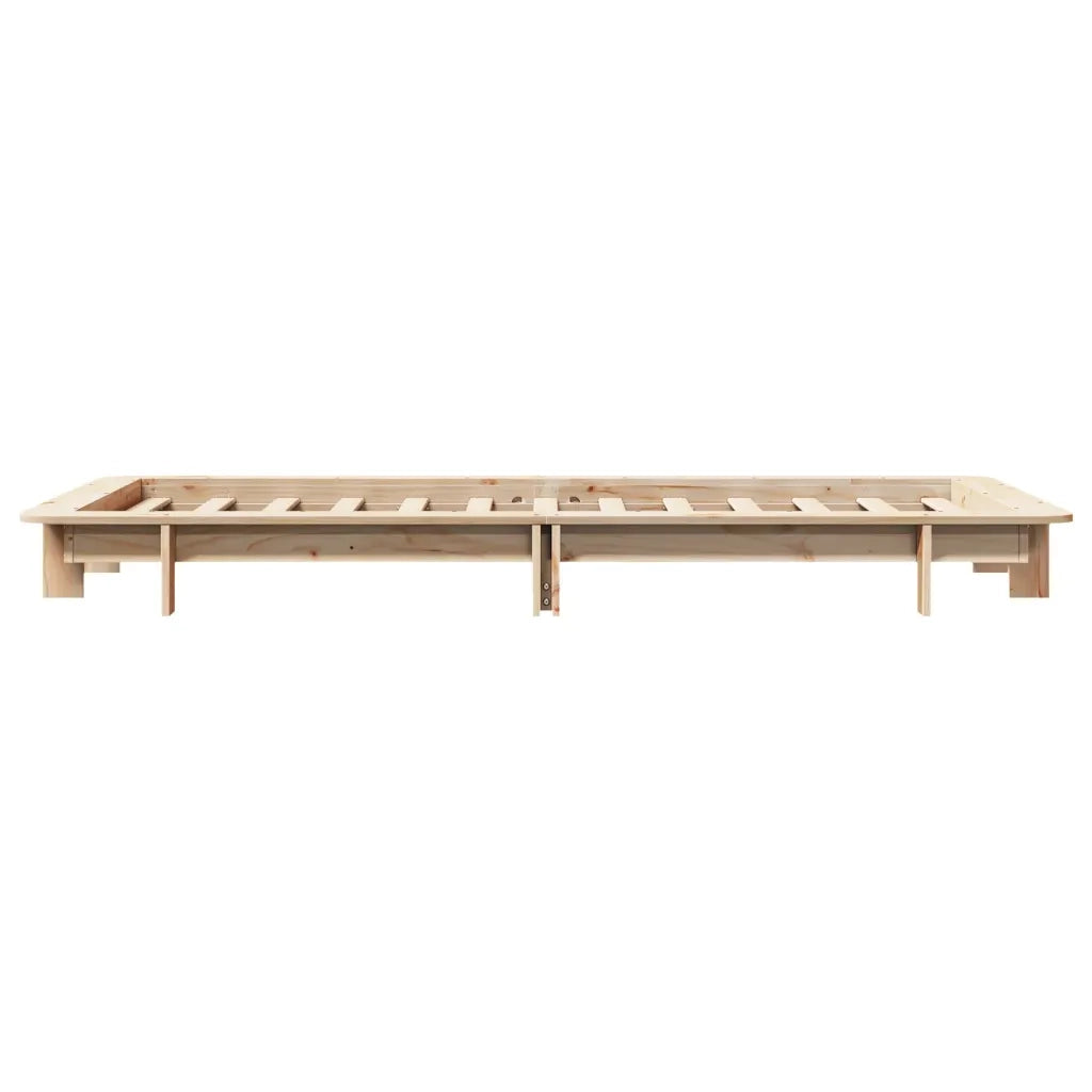 Giroletto senza Materasso 100x200 cm in Legno Massello di Pino