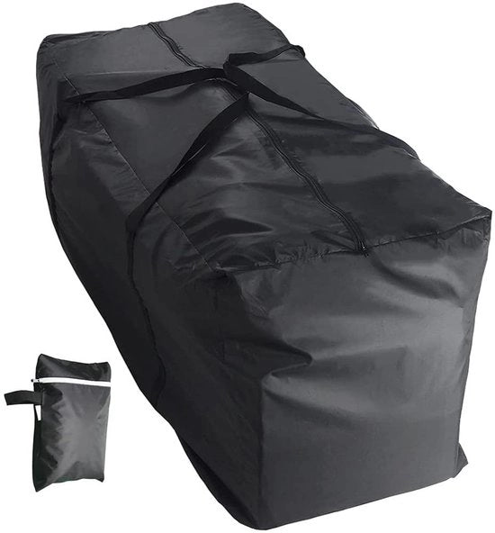 Tas di stoccaggio per mobili da giardino - impermeabile - nero - 173 x 76 x 51 cm