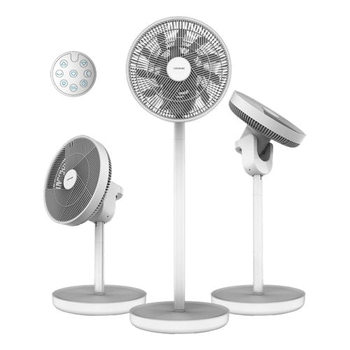 Cecotec energy silence 2600 ventilatore batteria 33cm display + telecomando - CC08243