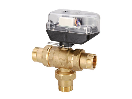 Valvola Di Zona 3/4" ICMA Art.343 Comando Motorizzato 3 Vie Completo 230V