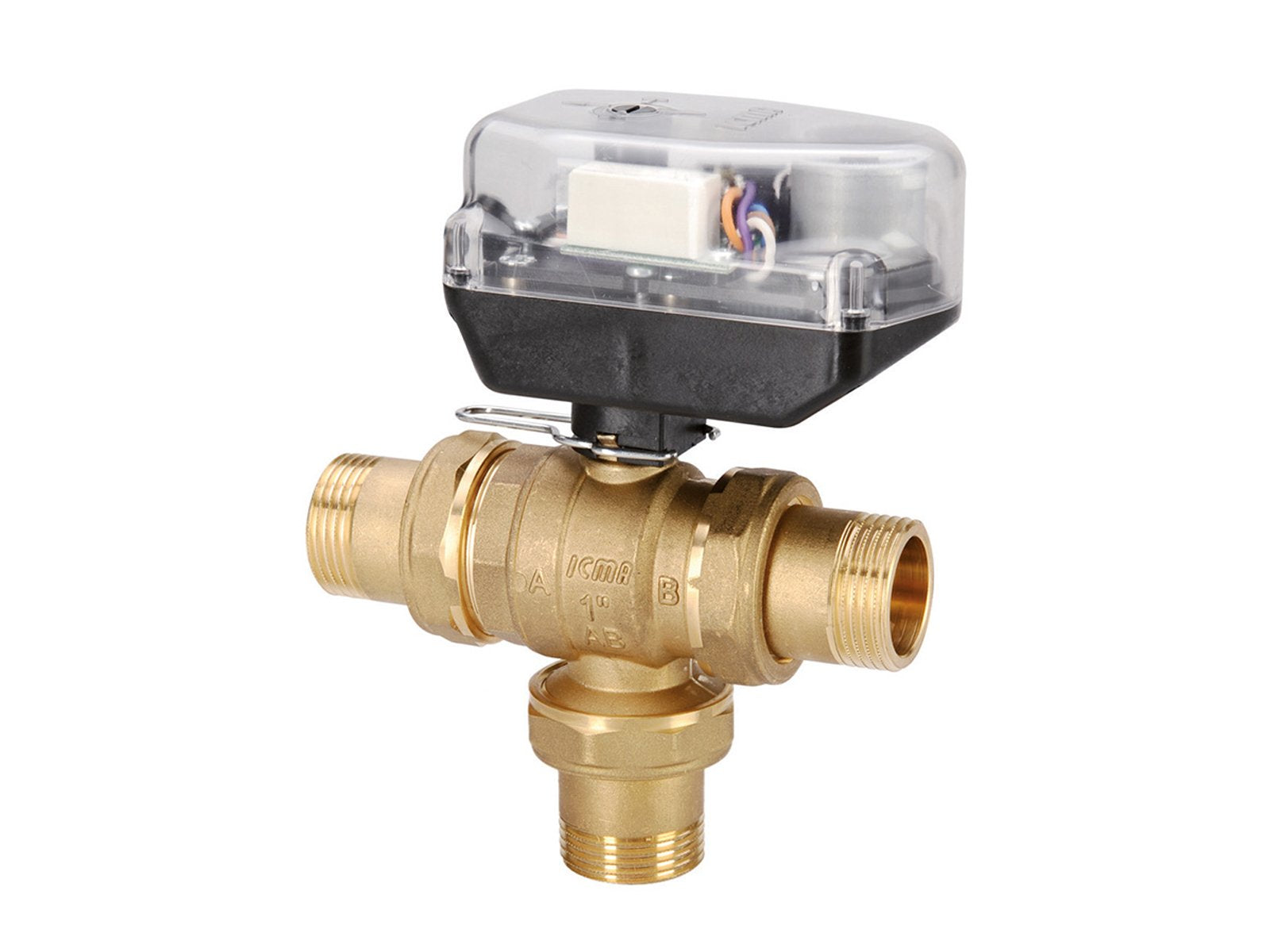 Valvola Di Zona 1/2" ICMA Art.343 Comando Motorizzato 3 Vie Completo