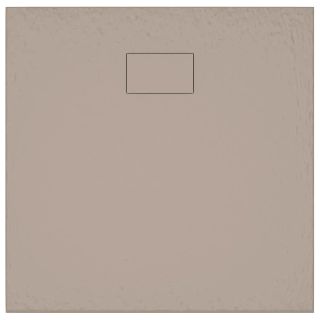 Piatto doccia base doccia piatto doccia contenitore doccia bagno WC cabina doccia arredamento casa SMC 90 x 80 cm marrone 02_0001966