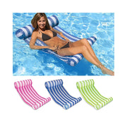 Trade Shop - Materassino Telo Amaca Gonfiabile Per Piscina Mare Relax In Tessuto Pvc 130x70cm -