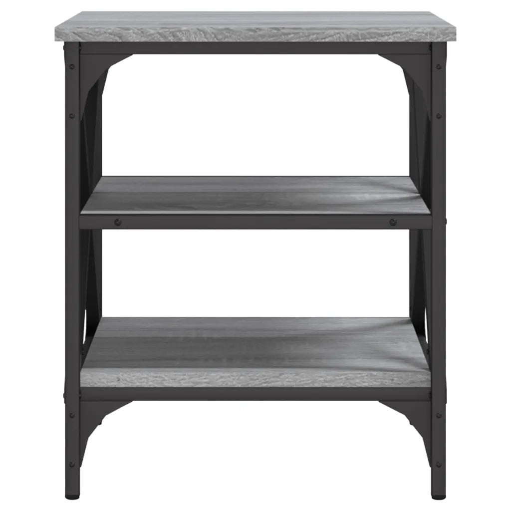 Tavolini 2 pz Grigio Sonoma 40x42x50 cm in Legno Multistrato 825779