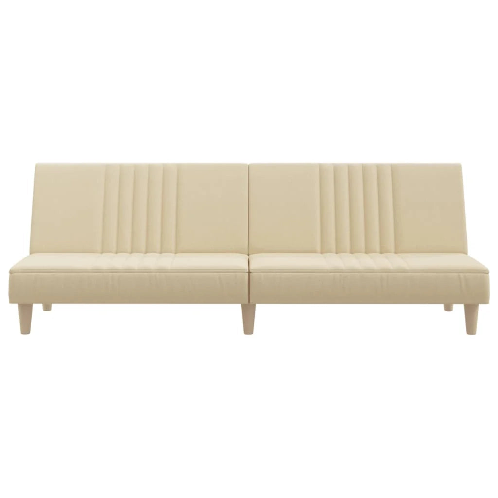 Divano letto in tessuto crema 02_0019254