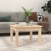 Tavolino da Salotto 45x45x30 cm Legno Massello di Pino 814224