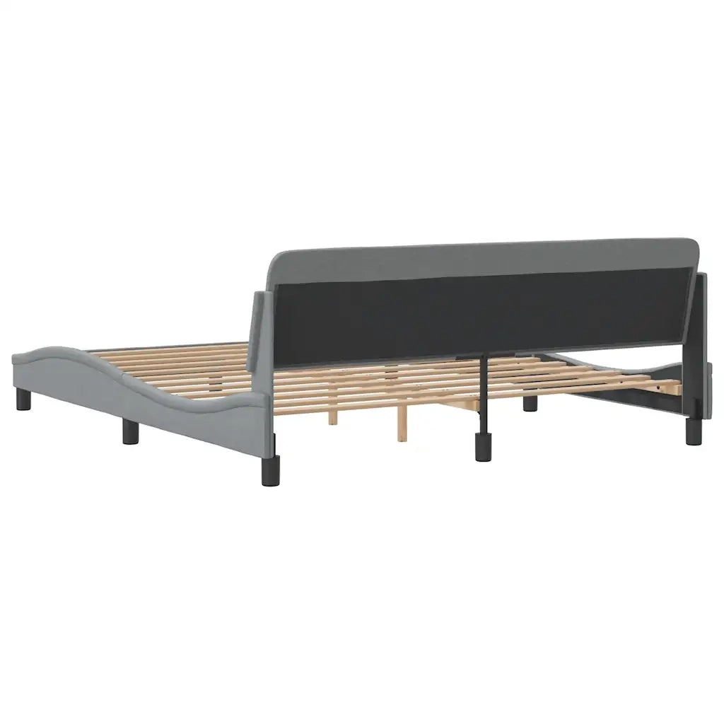 Giroletto Dover Grigio Chiaro 180x200 cm Tessuto 373225