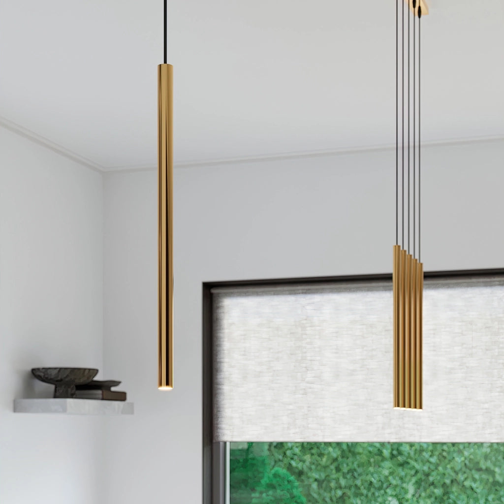 Lampada da soffitto in acciaio dorato a 5 luci verde oceano PATELO, design moderno