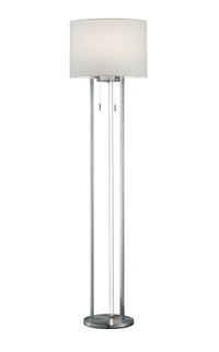 Piantana da Interno a led in Metallo Nickel Opaco