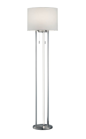 Piantana da Interno a led in Metallo Nickel Opaco