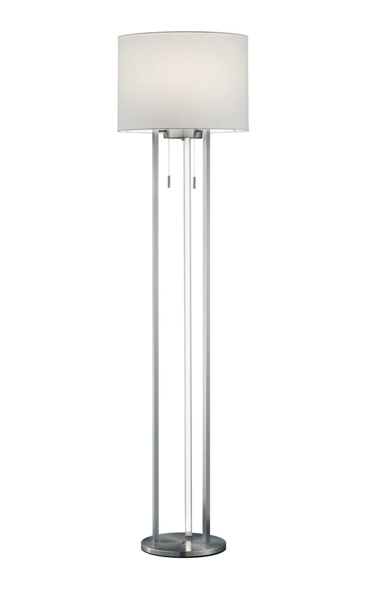 Piantana da Interno a led in Metallo Nickel Opaco