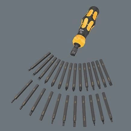 Wera 05018100001 Serie 900 Martello avvitatore con funzione a urto fino a 25 Nm e lama passante colore Nero