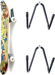 Supporto skateboard per parete - orefice per skateboard longboard - 2 pezzi con viti - normale supporto chitarra