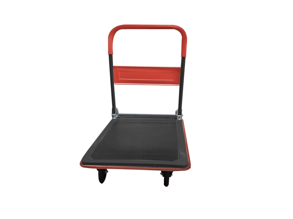 Fenixshop24 Carrello da trasporto pieghevole con piattaforma e ruote girevoli a 360°- carichi fino a 200 Kg - struttura in acciaio.