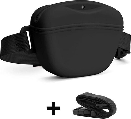 Zak per cani in silicone - Chiusura magnetica e clip - Tas per la formazione del cane - Tas per snack per cani - Tas per trattamenti per cani alimentazione secca e umida