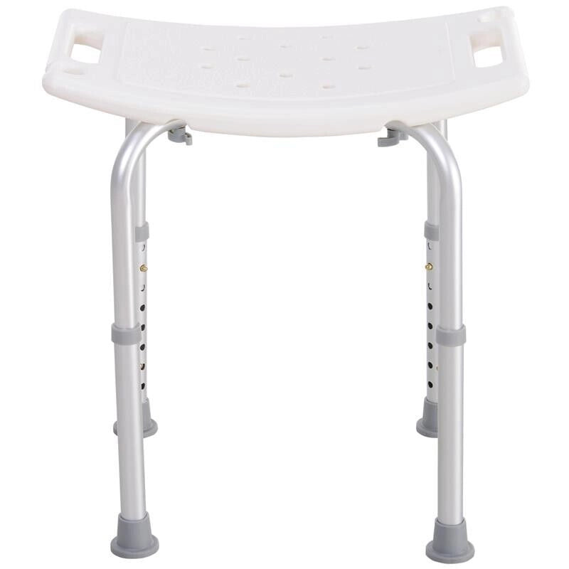 SGABELLO PER DOCCIA BAGNO ANTISCIVOLO ALTEZZA REGOLABILE BIANCO